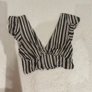 Striped Crop top